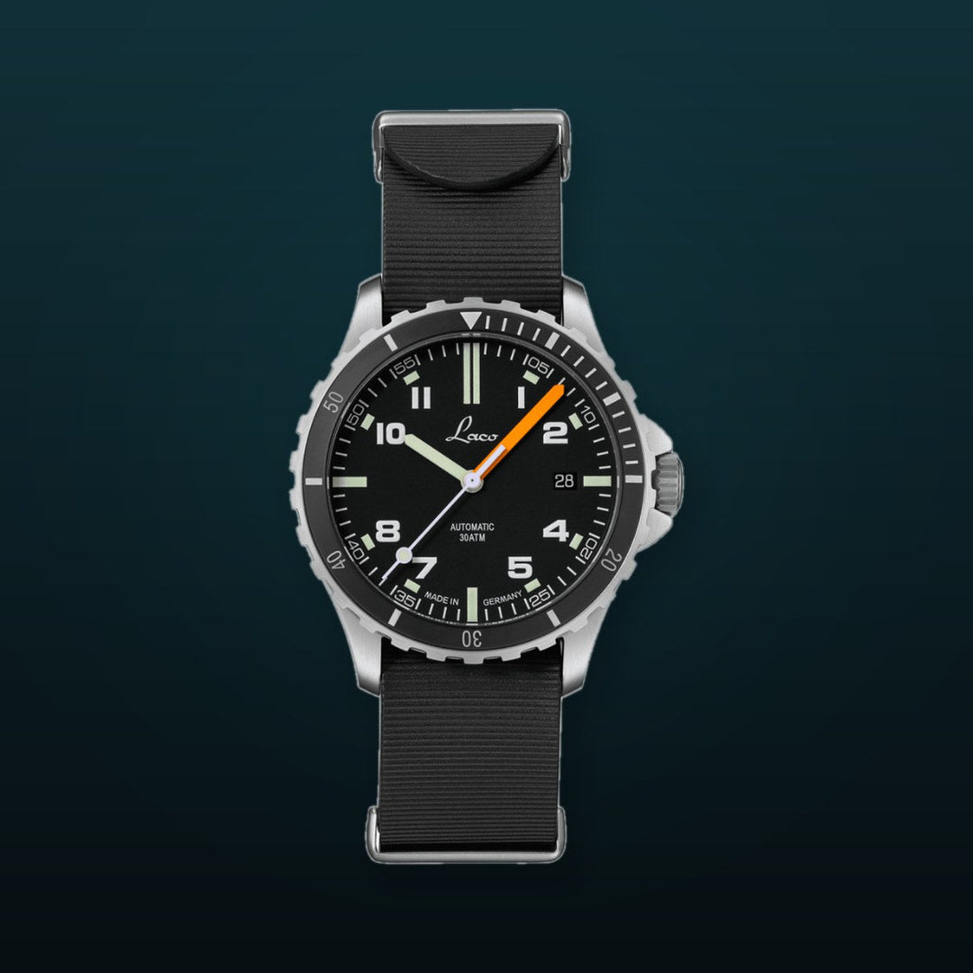 Himalaya 39.RB Black Rubber Black Dial
