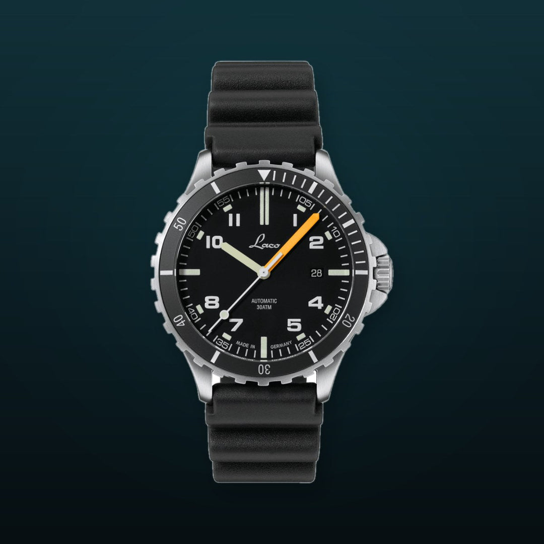 Himalaya Rubber Strap Black Dial
