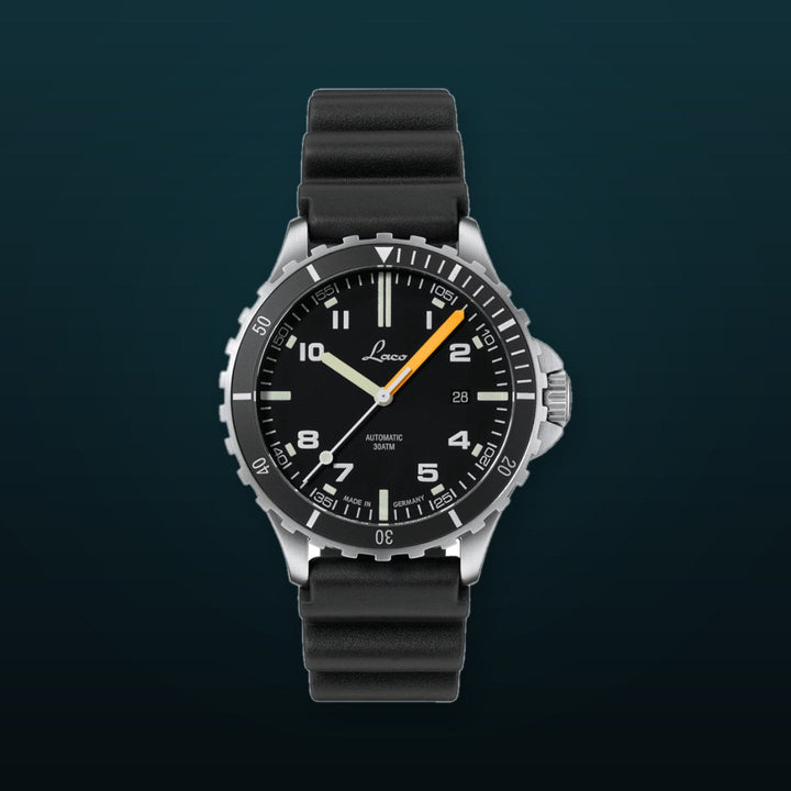 Himalaya Rubber Strap Black Dial