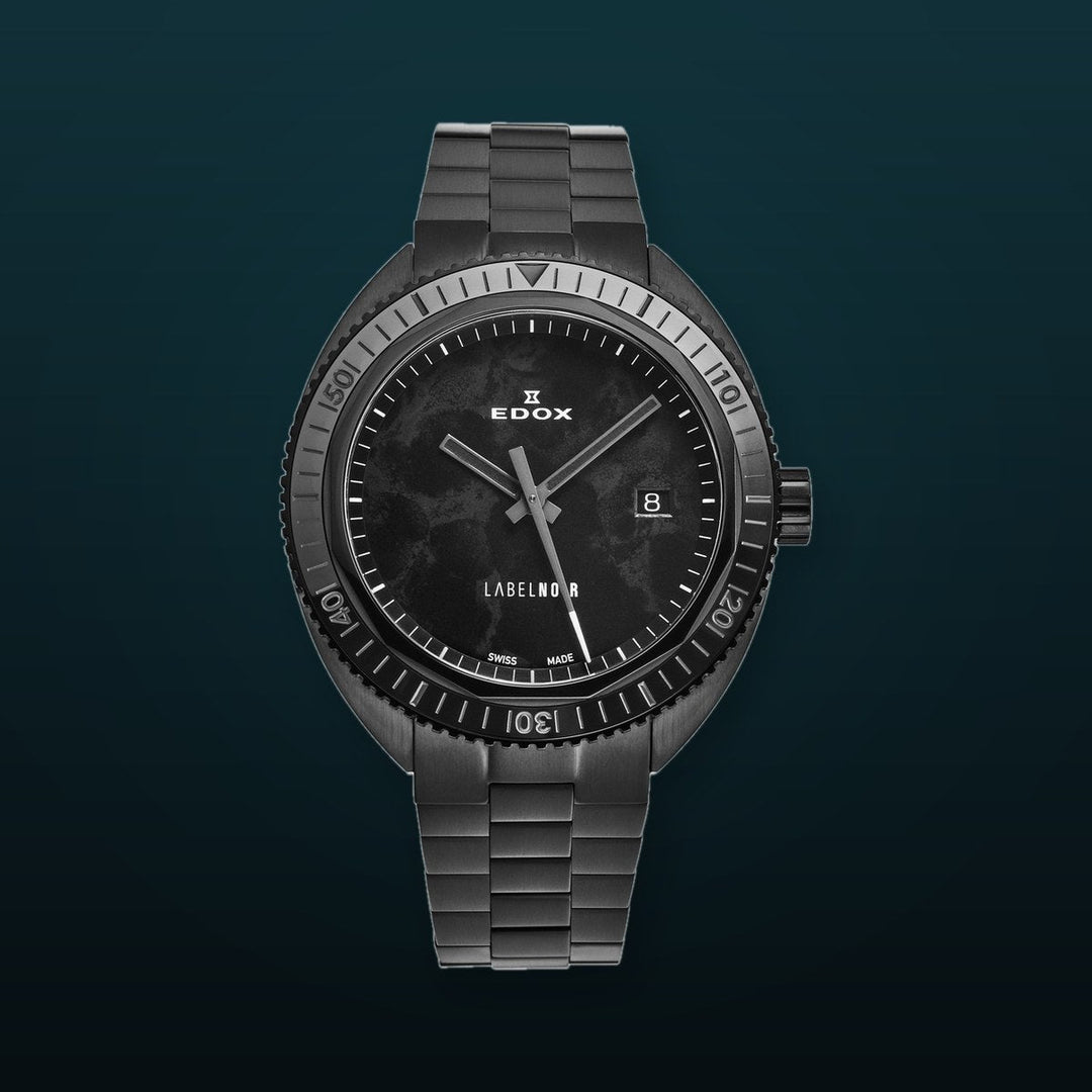 Hydrosub Black / Stainless steel, Black Dial