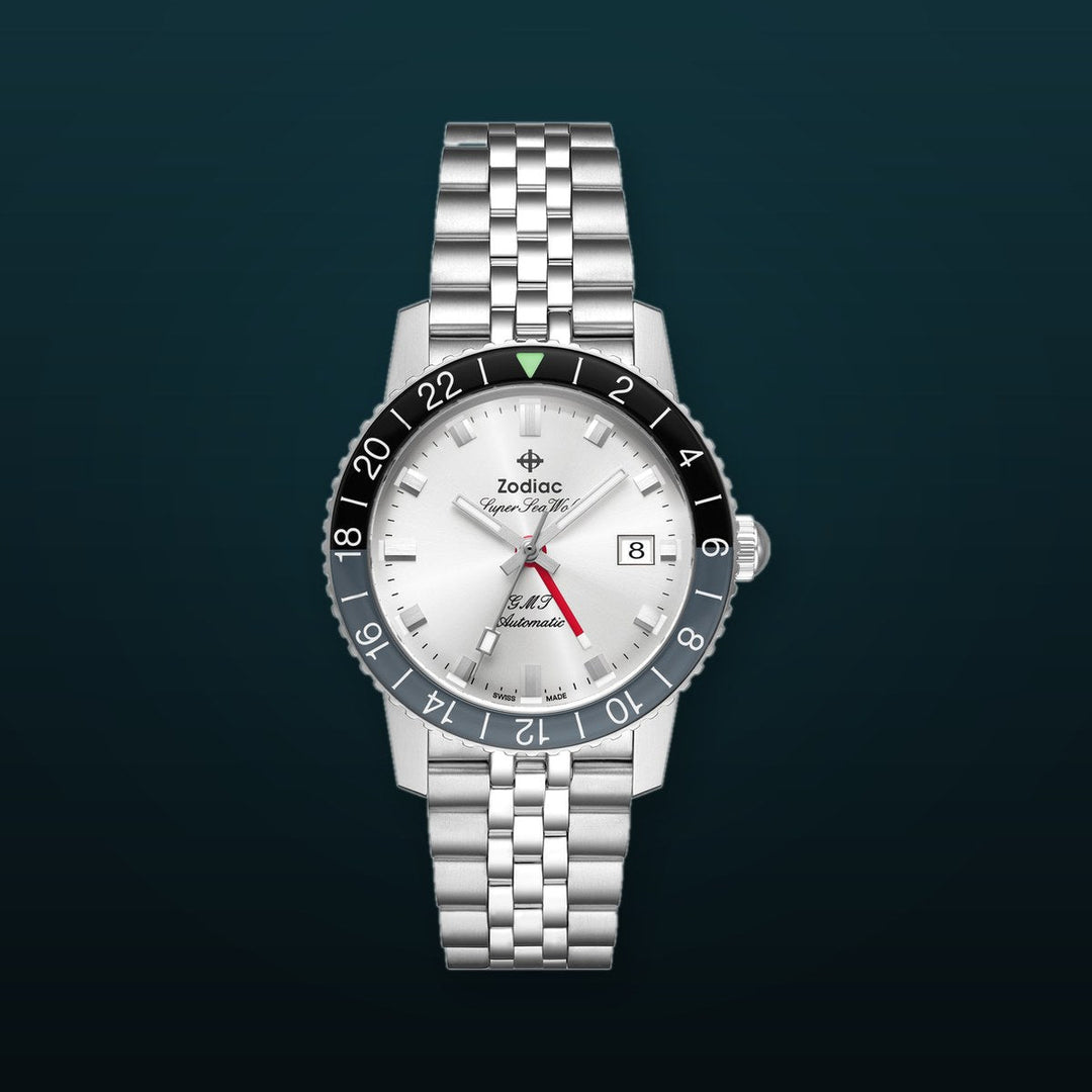 Super Sea Wolf GMT Automatic | Silver Dial