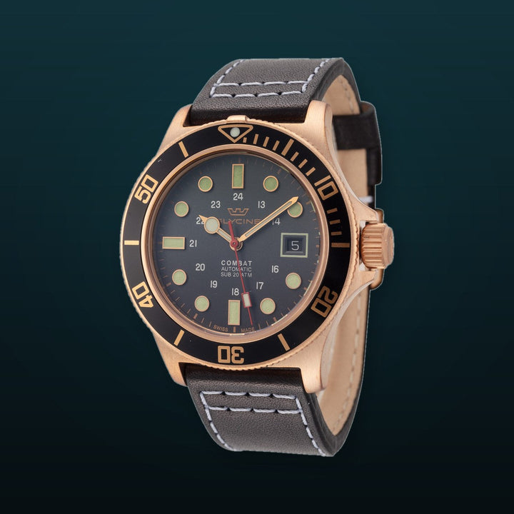 Combat Sub Bronze 42mm / Grey / Black | Grey Dial