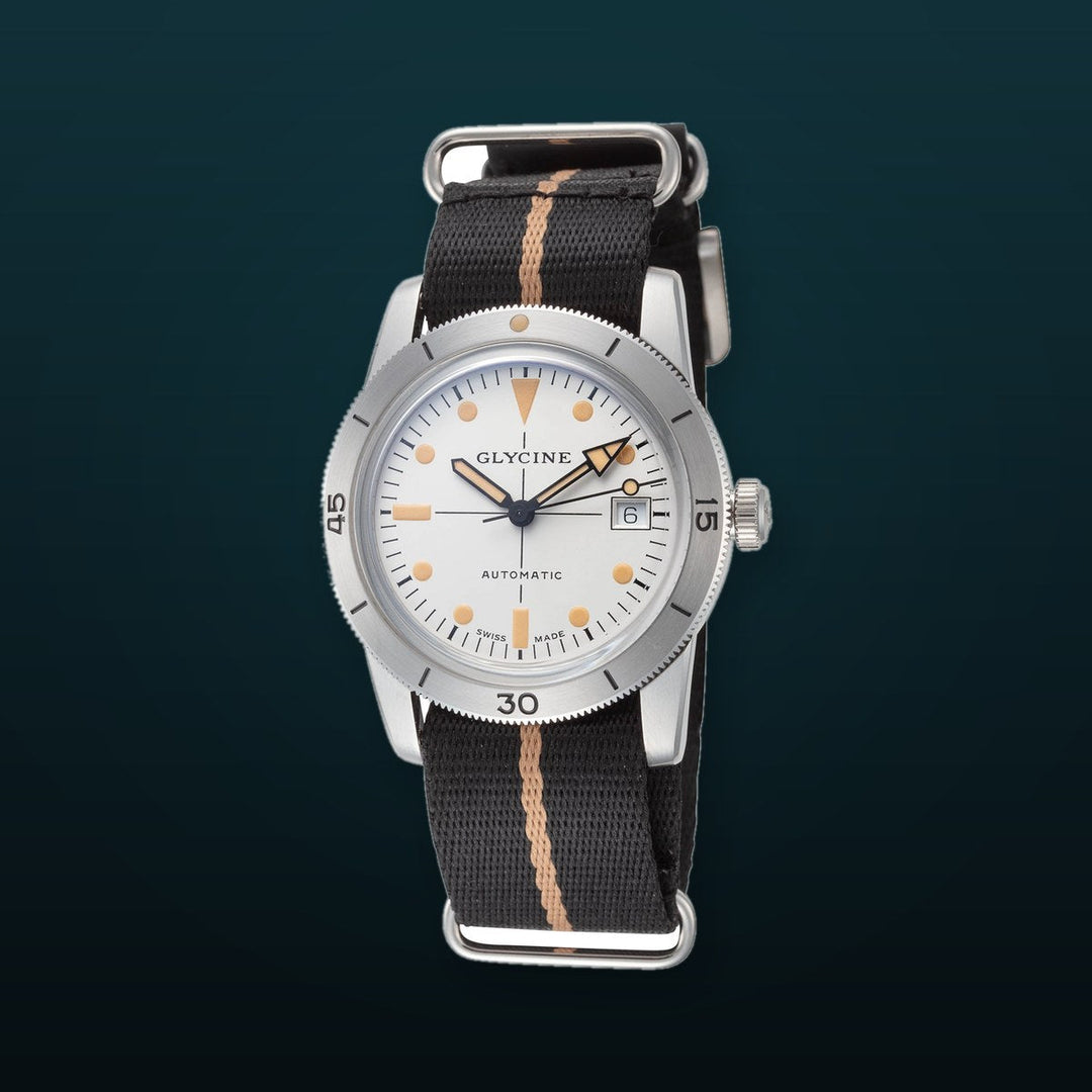 Sea Kraken 39mm / Silver / Black | Silver Dial