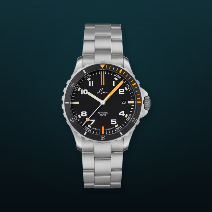 Mojave 39.MB Stainless Bracelet Black Dial