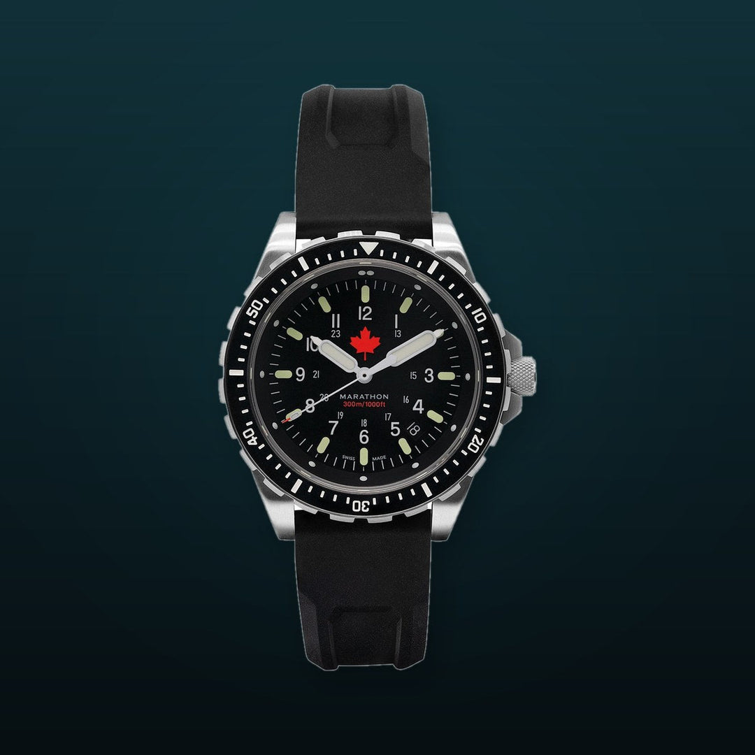 Dive SS/BKSS 3PC RUBBER (WW194018SS-0430) | Black Dial
