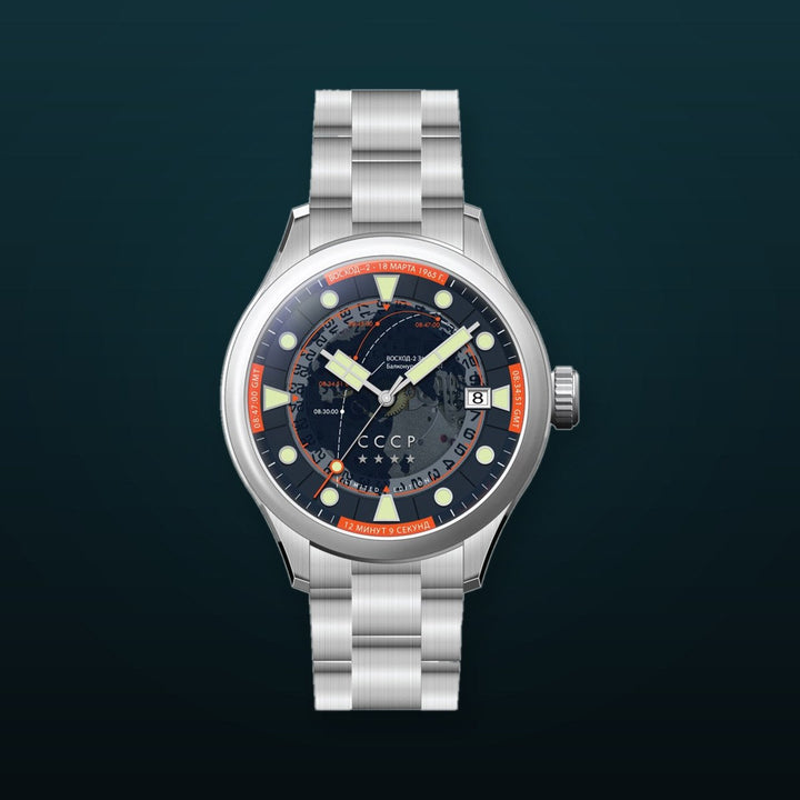 SPACE LEONOV BLUE / STAINLESS STEEL | Blue Dial