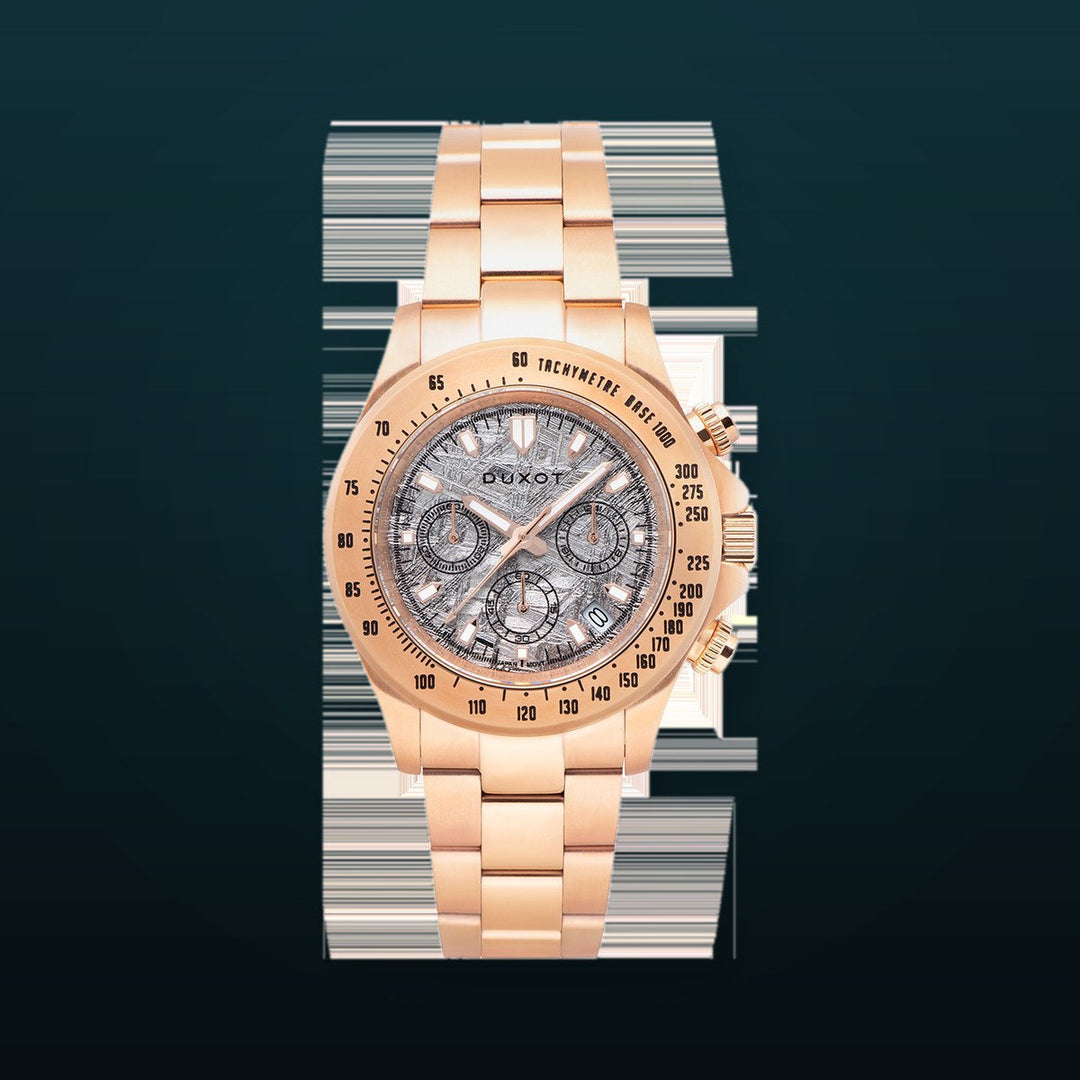 Atlantica Lapidary Chronograph Limited Edition Watch Rose Gold  / Stainless Steel White Dial