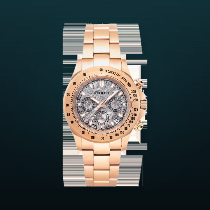 Atlantica Lapidary Chronograph Limited Edition Watch Rose Gold  / Stainless Steel White Dial
