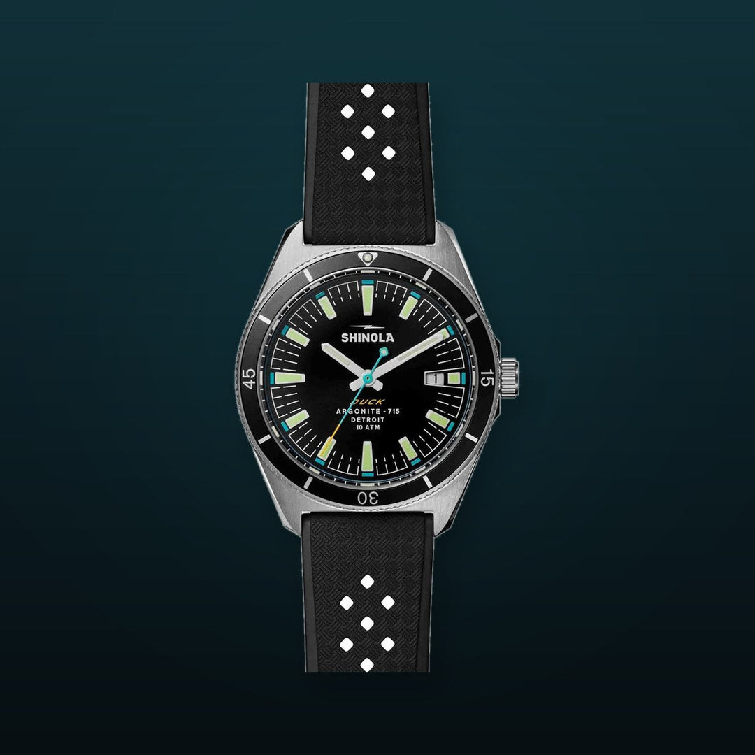 The Duck 40mm Black | Black Dial