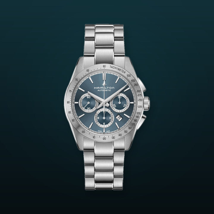 JAZZMASTER PERFORMER AUTOMATIC CHRONOGRAPH Blue Dial