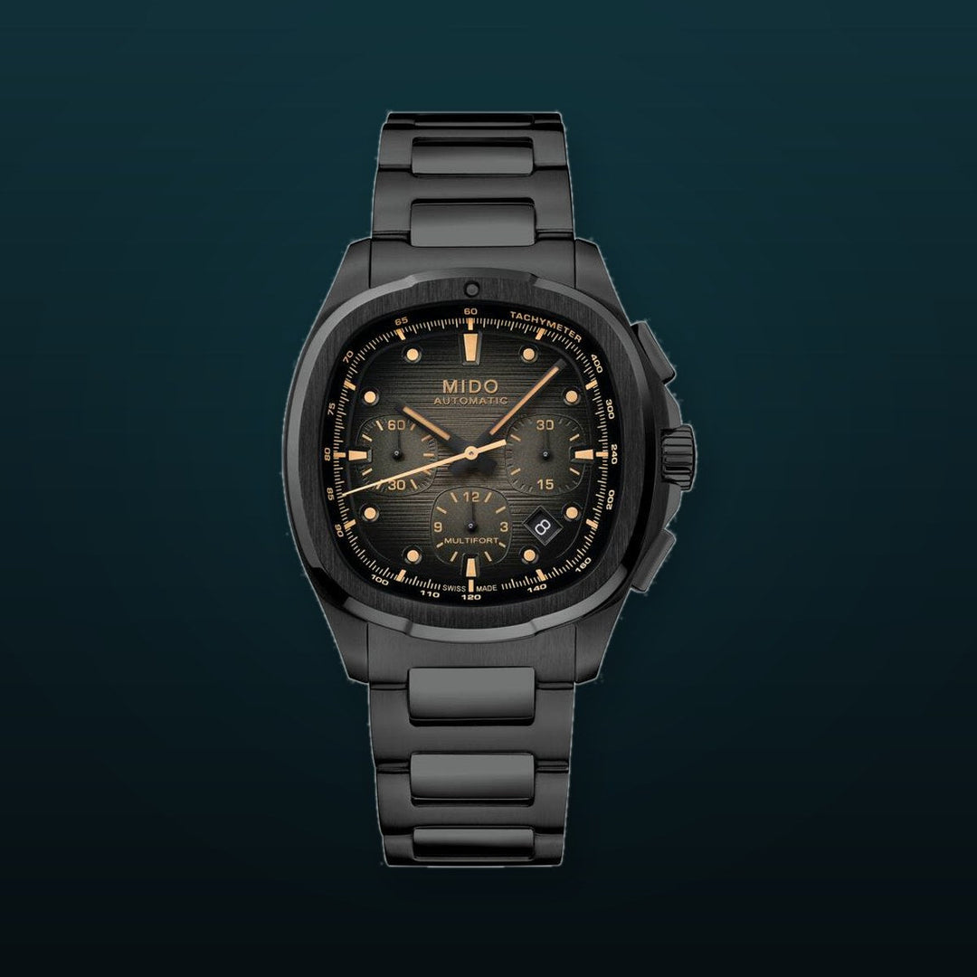 Multifort TV Chronograph Black/SS | Gray Dial