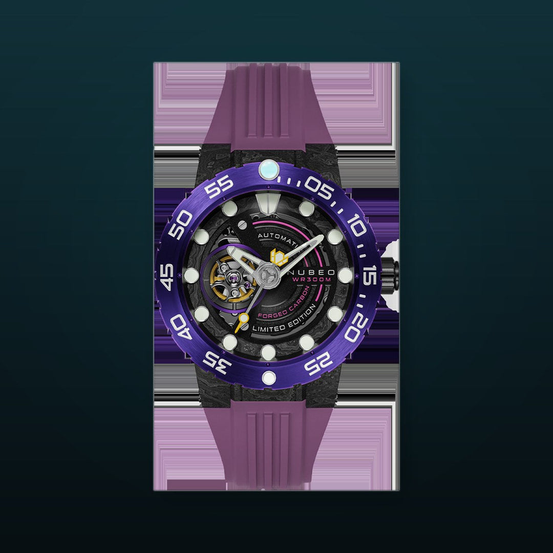 Opportunity Automatic Limited Edition Black & Purple / Silicone | Black Dial