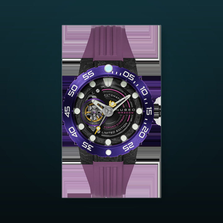 Opportunity Automatic Limited Edition Black & Purple / Silicone | Black Dial