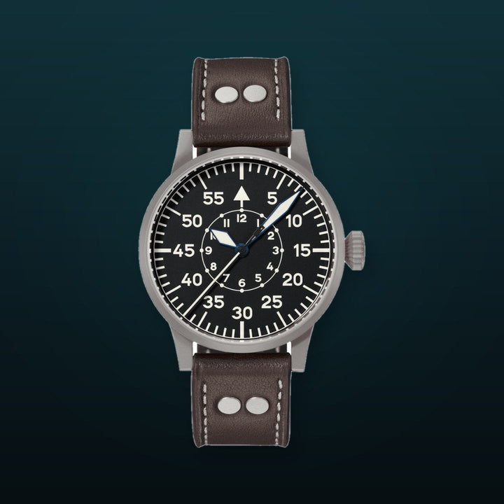 Paderborn Pilot Watch Original 42mm Automatic Black Dial
