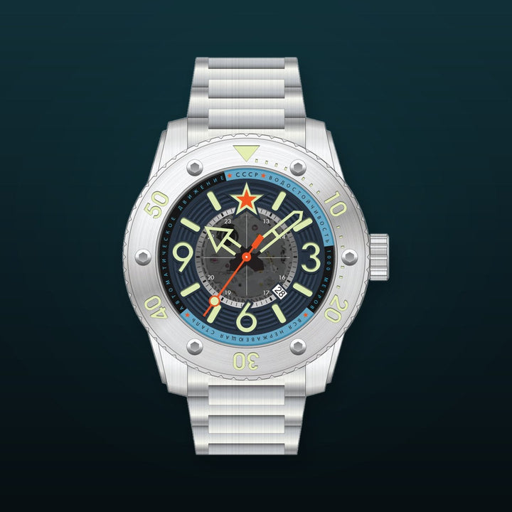 Barrakuda Limited Edition Silver / Blue Dial / Lt Blue Blue Dial