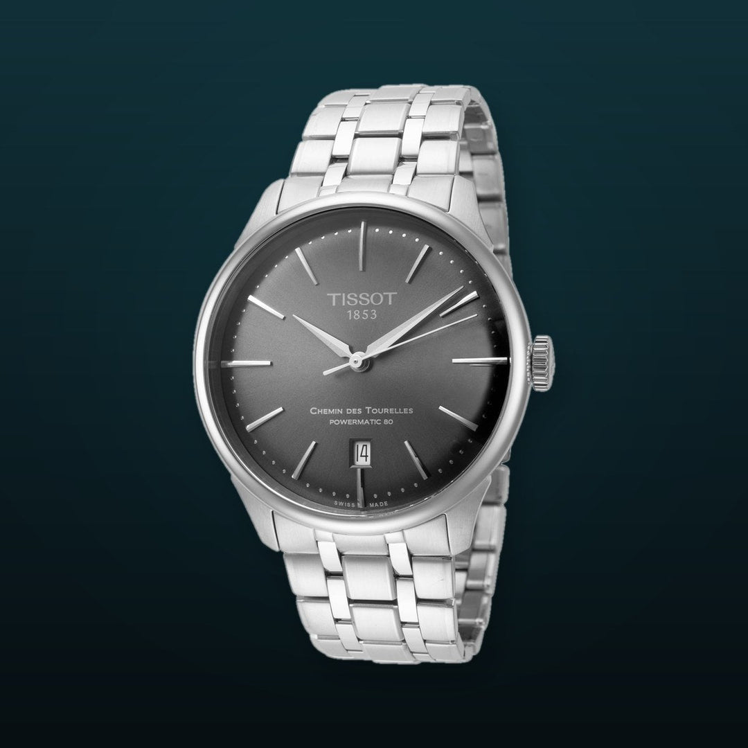 Chemin des Tourelles 39mm / Grey / Silver | Grey Dial