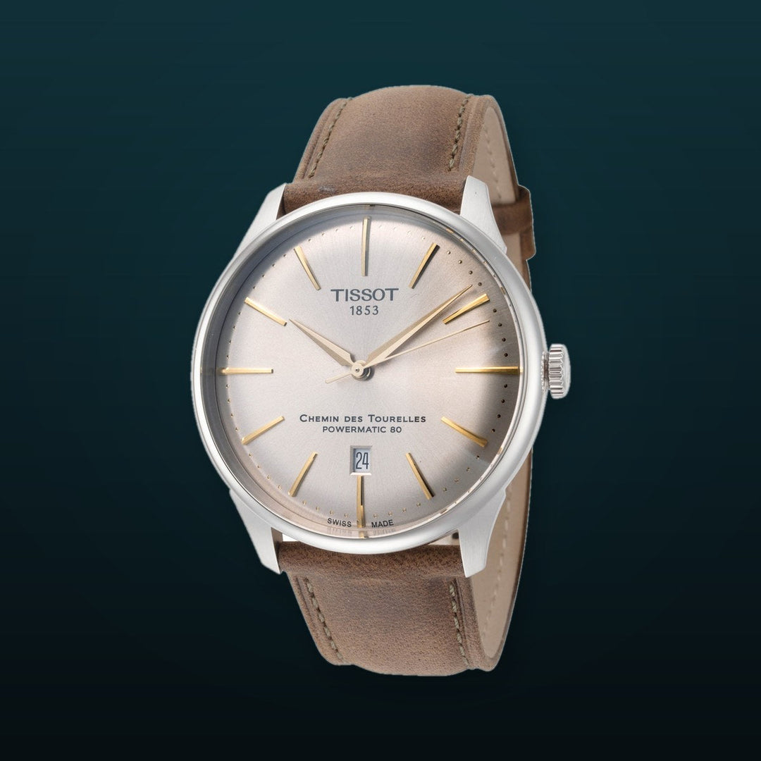 Chemin des Tourelles 42mm / Ivory / Green | Ivory Dial