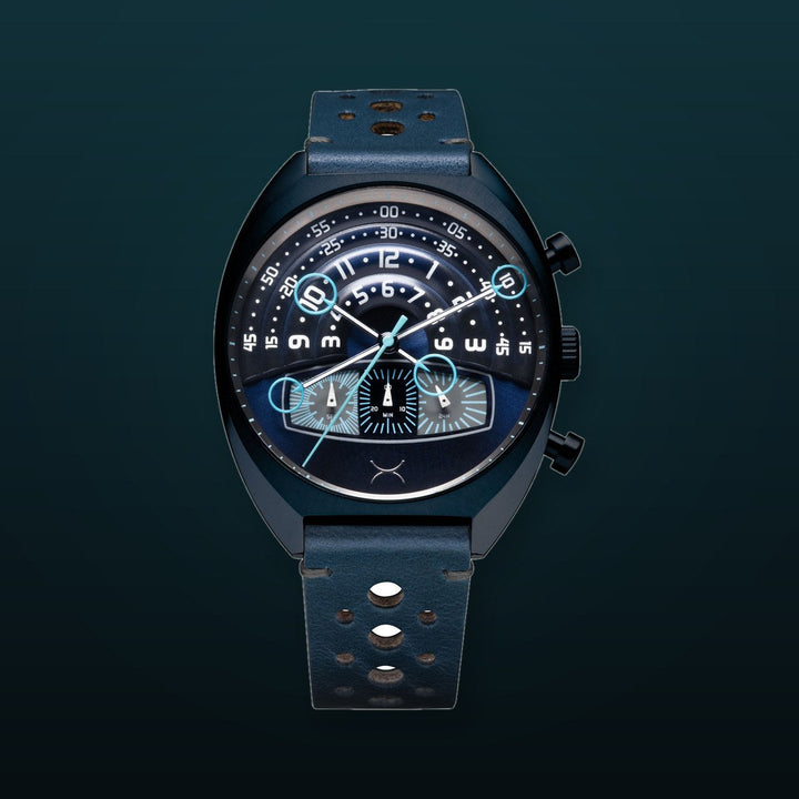 Halograph III Chrono Deep Blue Blue Dial