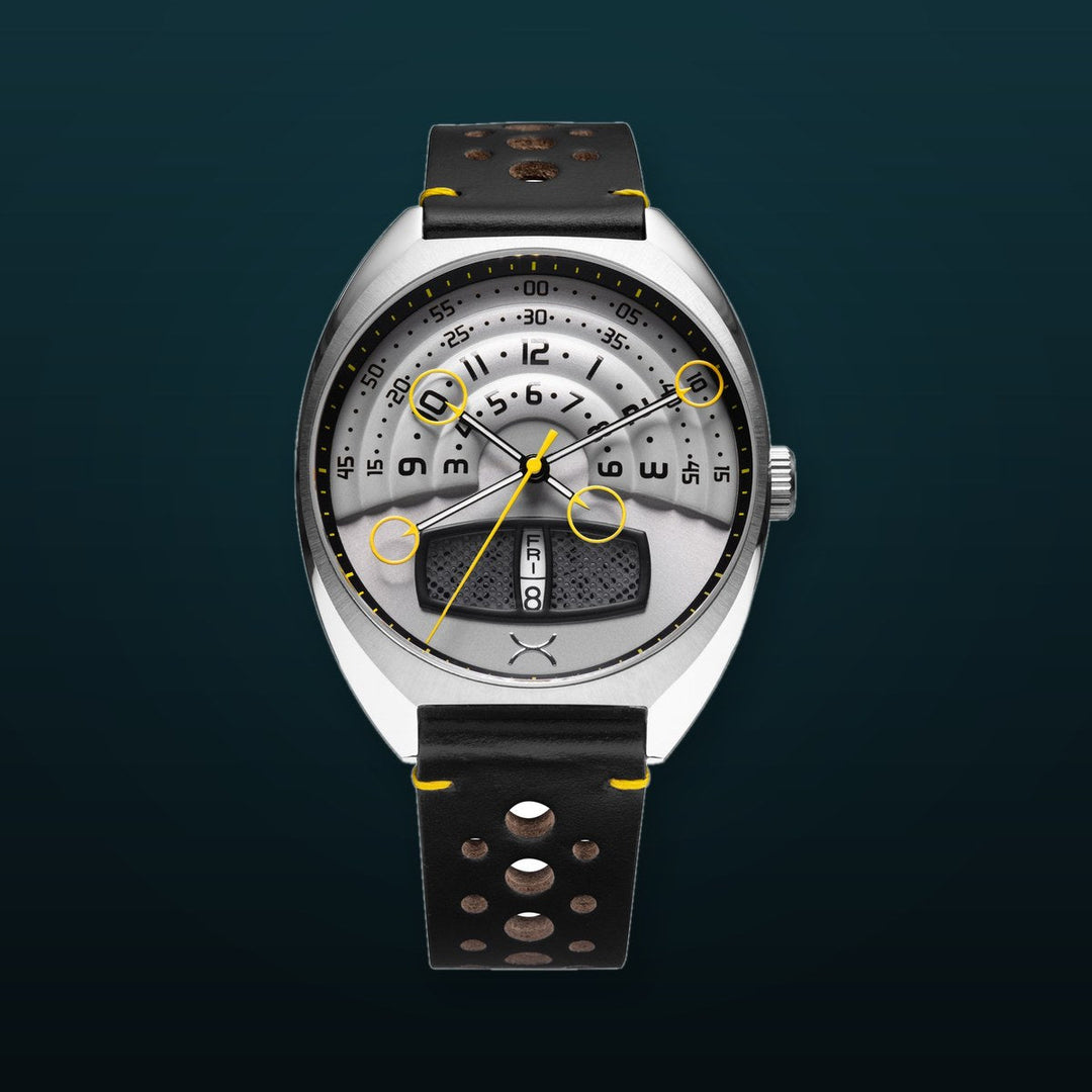 Halograph III Automatic Steel Black Silver Dial