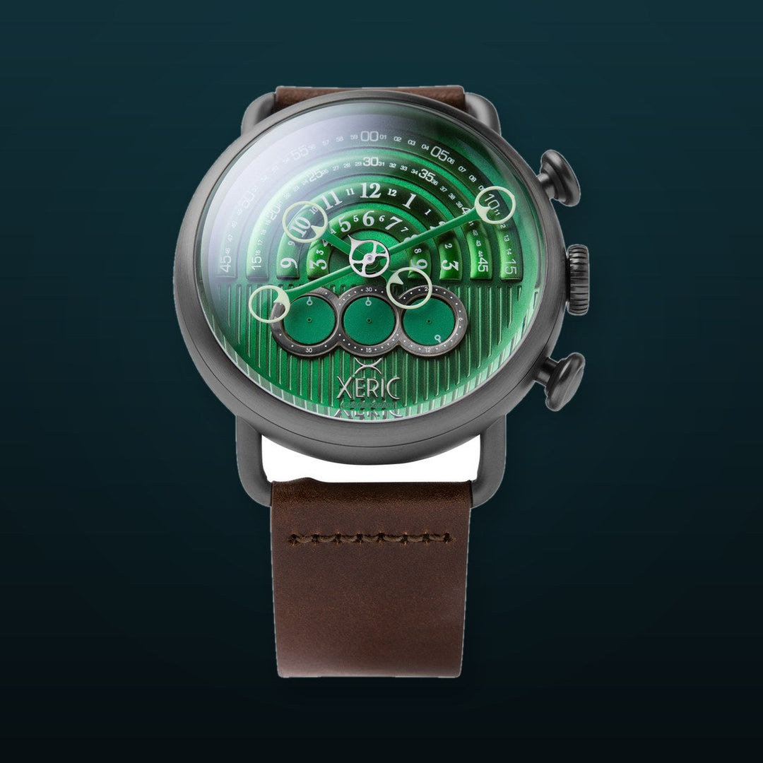 Halograph Chrono Sapphire Gunmetal Green Green Dial