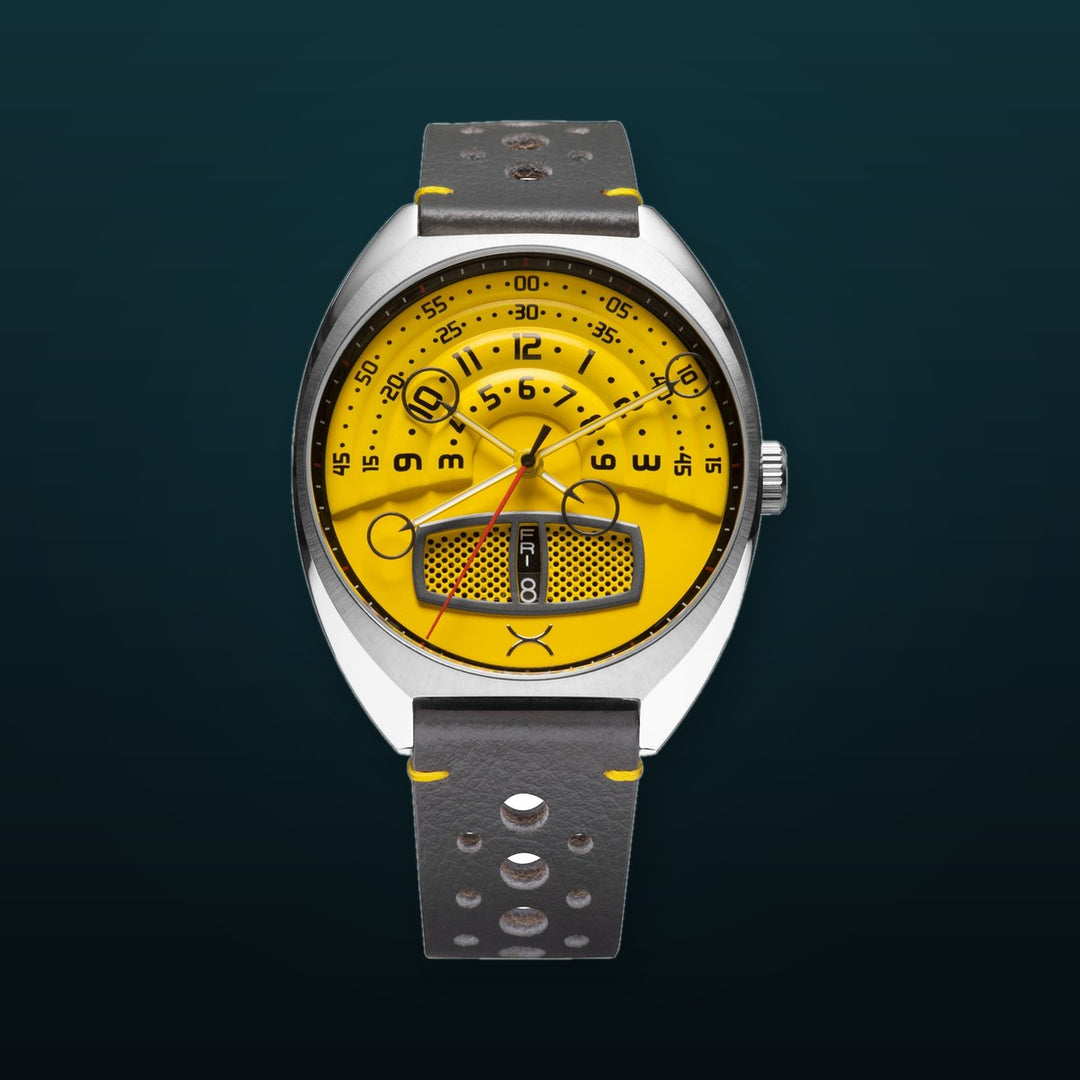 Halograph III Automatic Caution Yellow Yellow Dial
