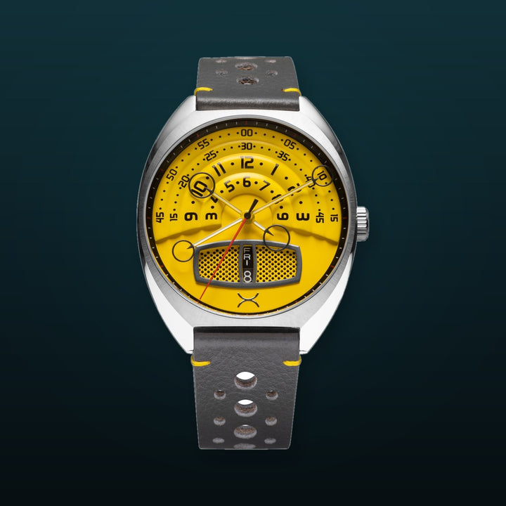 Halograph III Automatic Caution Yellow Yellow Dial
