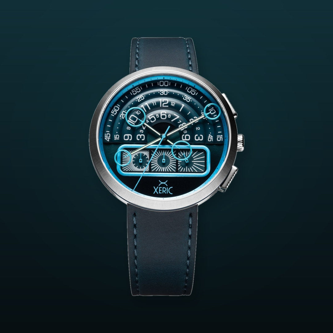 Halograph II Chrono Blue Steel Blue Dial