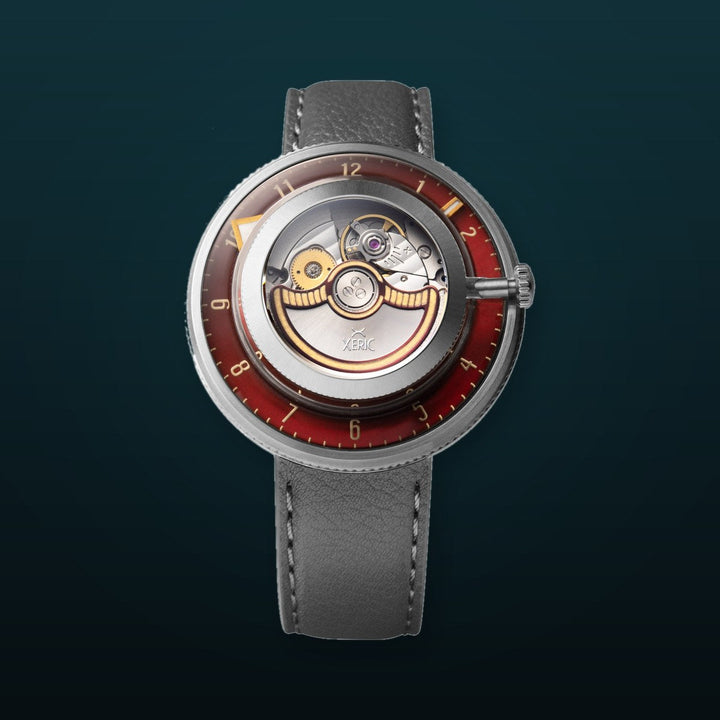 Invertor Automatic Oxblood Gray Red Dial