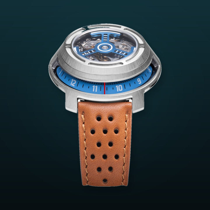 Invertor II Automatic Tan Blue Blue Dial