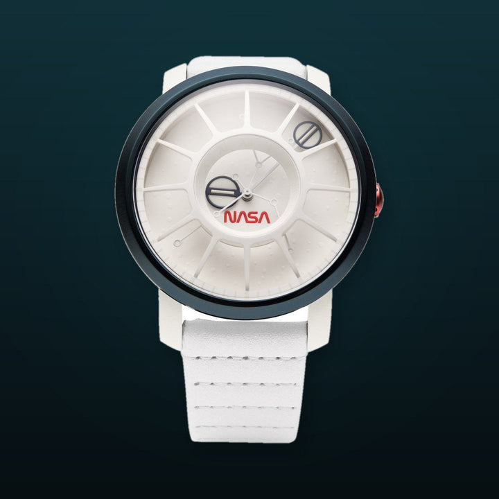 NASA Trappist-1 Automatic Sapphire Saturn V White Dial