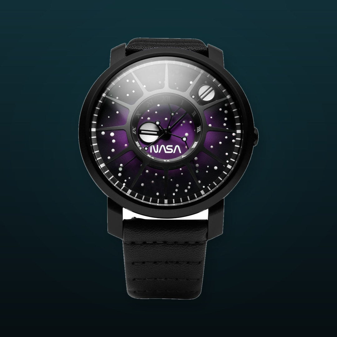 NASA Trappist-1 Automatic Sapphire Deep Space Purple Purple Dial