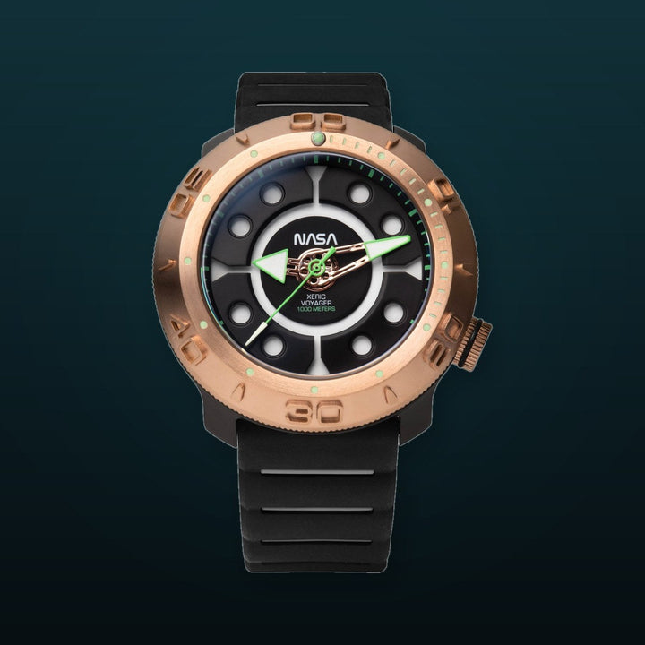 NASA Voyager Automatic 1000m Diver Callisto Black Dial