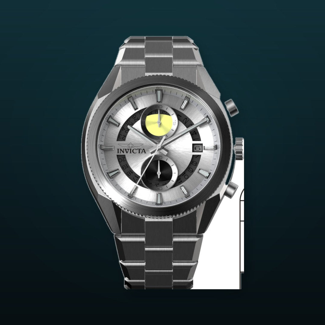 Speedway 45mm / Silver / Silver Silver Dial