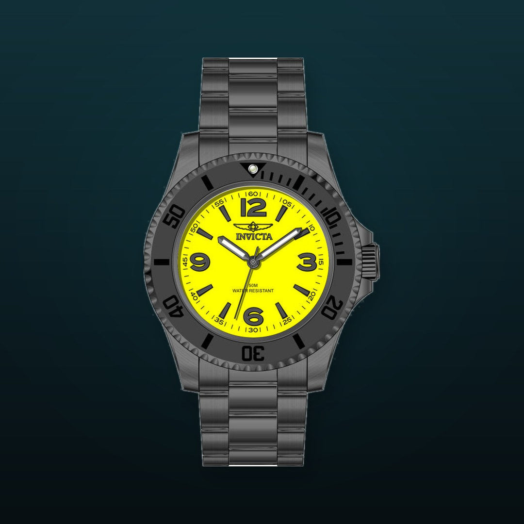 Specialty 40.5mm / Yellow / Black Yellow Dial