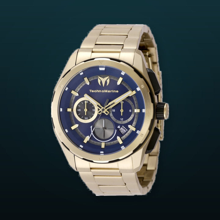 Ocean Nomad 43mm / Navy / Gold Navy Blue Dial