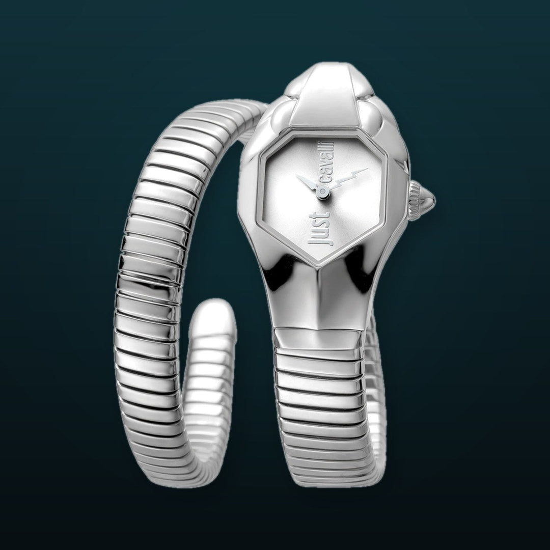 Snake 22mm / Silver / Silver Silver Dial