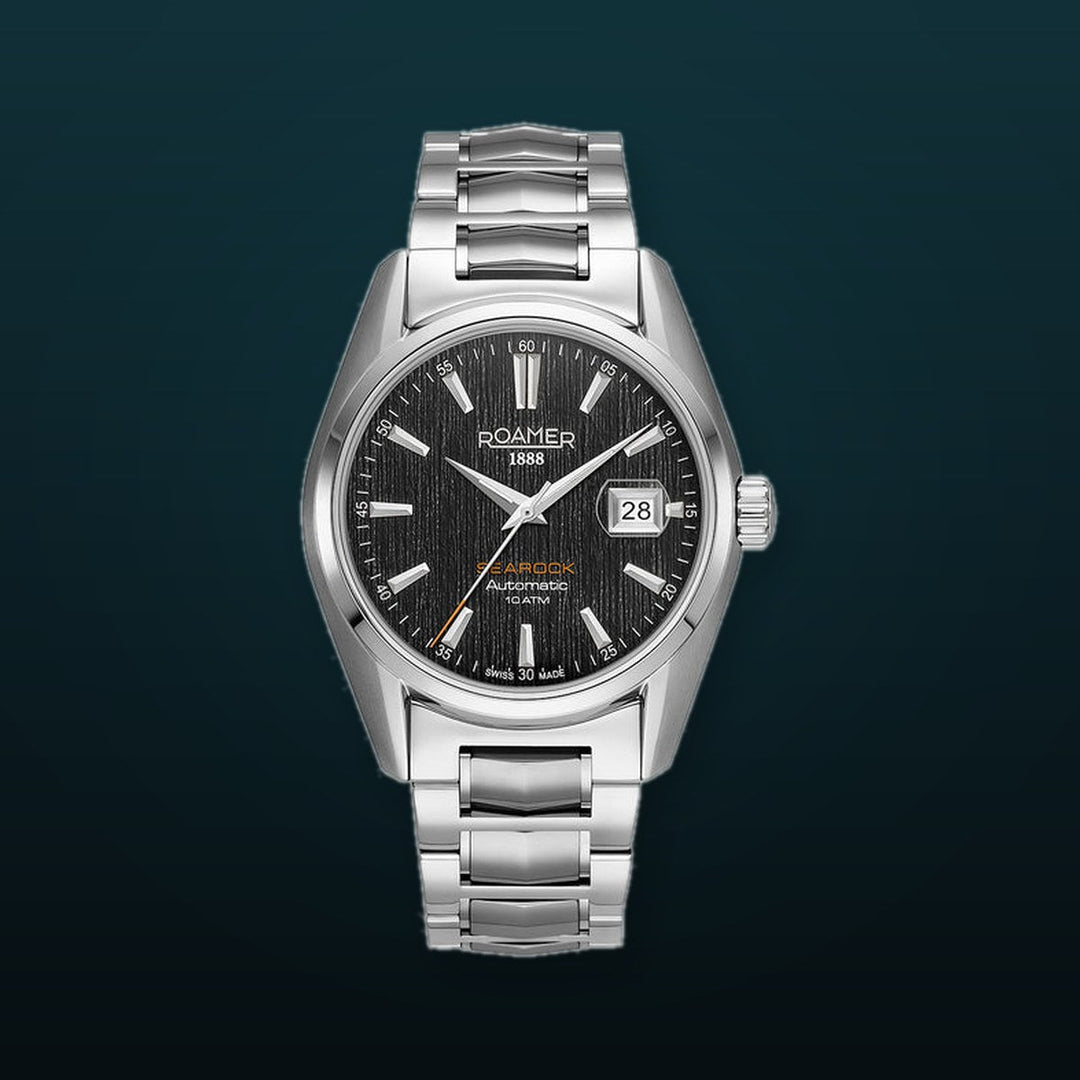 Searock Automatic II Black dial, stainless steel bracelet Black Dial