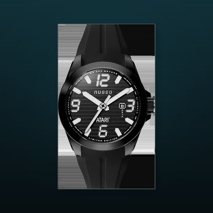 Torrent Automatic Atari Rainbow Limited Edition Black / Black Rubber Black Dial