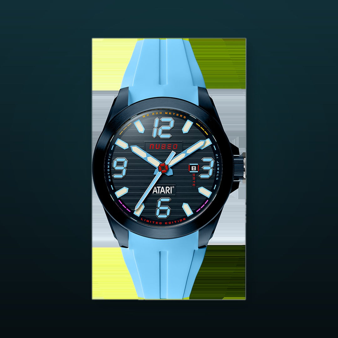 Torrent Automatic Atari Rainbow Limited Edition Blue / Blue Rubber BLUE Dial