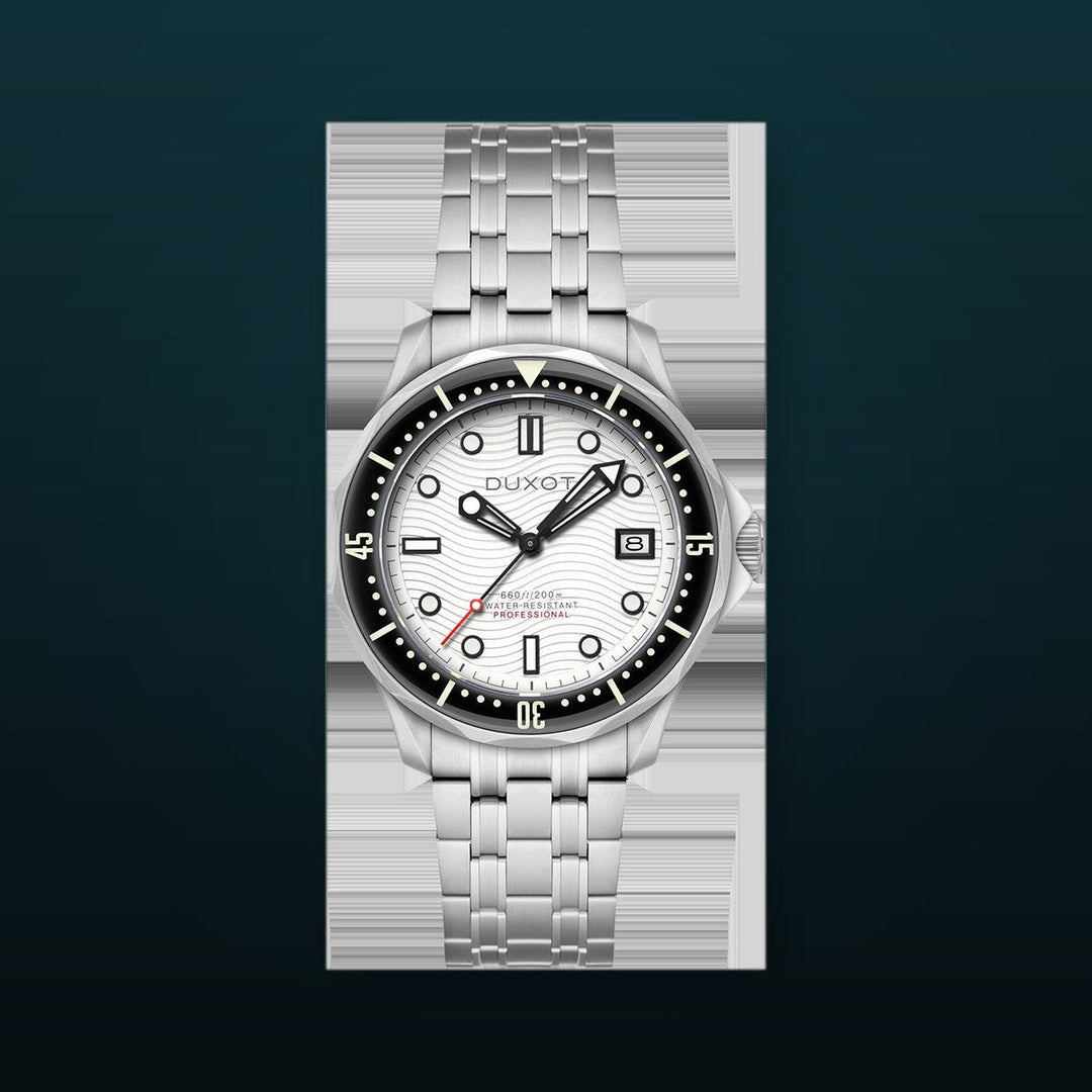 Henri Diver White/Stainless Steel White Dial
