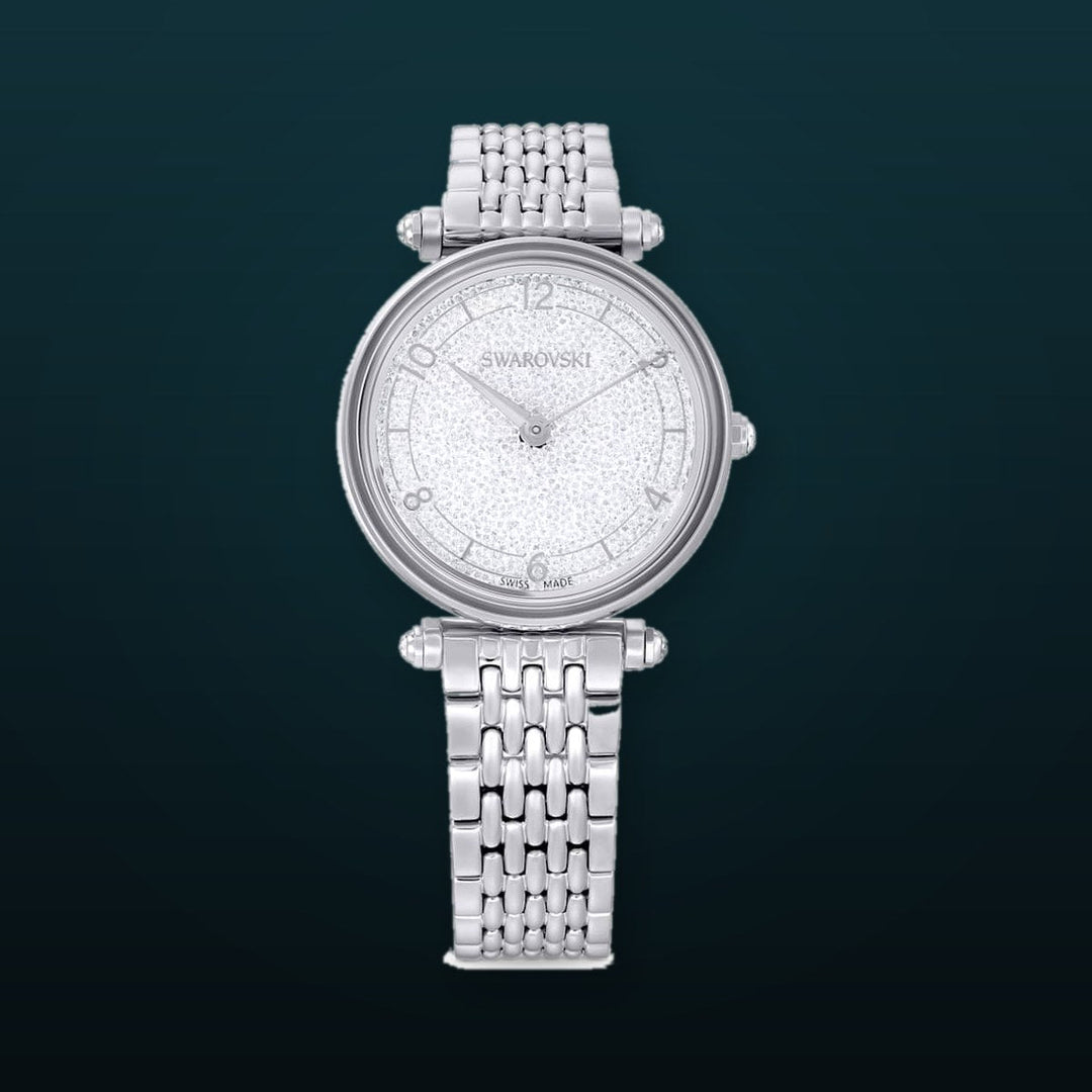 Crystalline 35mm / White / Silver White Dial