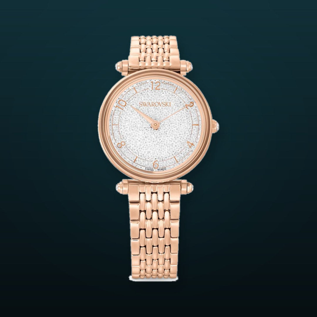Crystalline 35mm / White / Rose Gold White Dial
