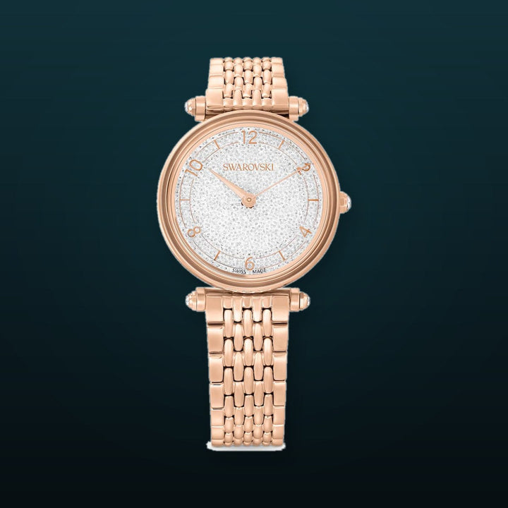 Crystalline 35mm / White / Rose Gold White Dial