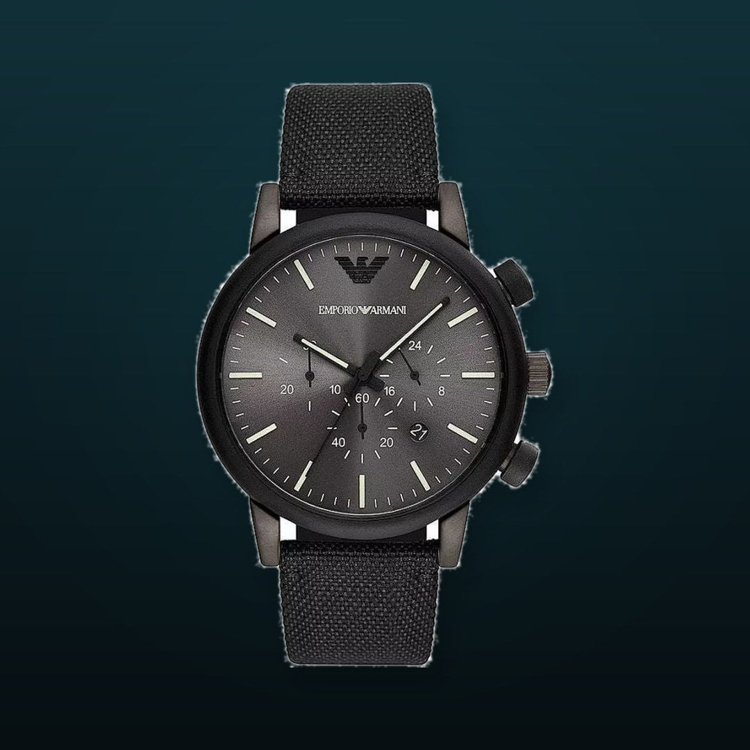 Luigi 46mm / Black / Black Black Dial