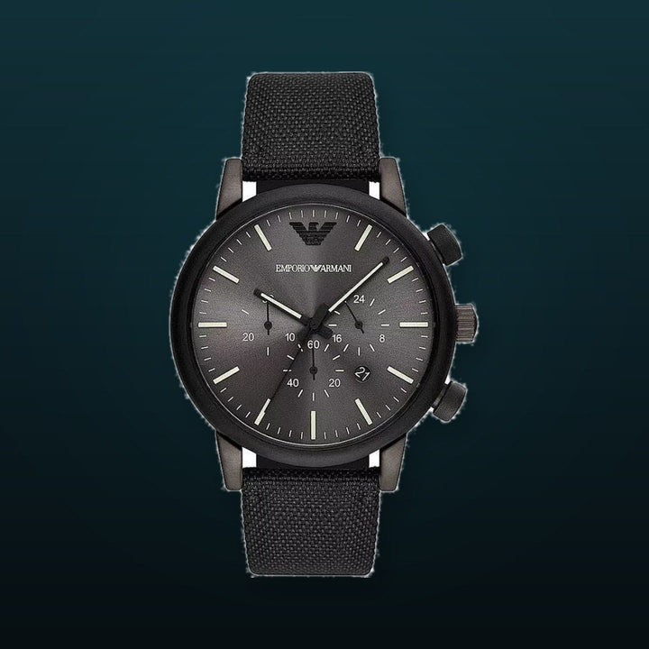 Luigi 46mm / Black / Black Black Dial