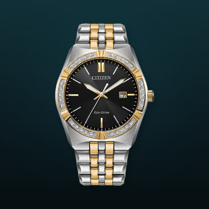 Corso 40mm / Black / Silver and Gold Black Dial