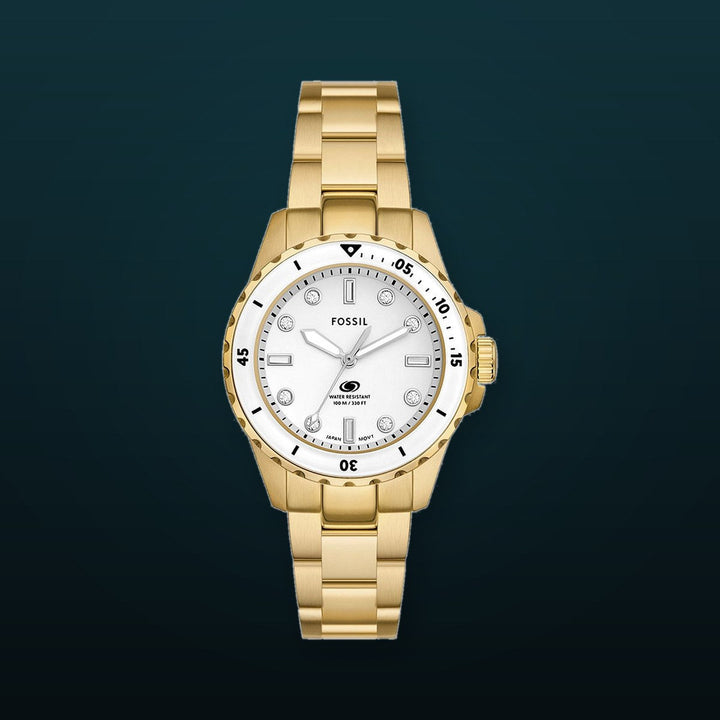 Blue Dive 36mm / Silver / Gold Silver Dial