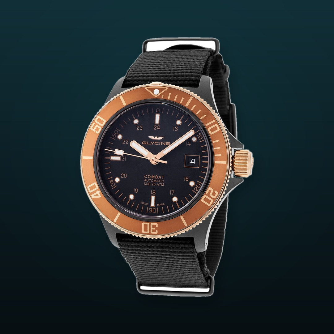 Combat Sub 42mm / Black / Black Black Dial