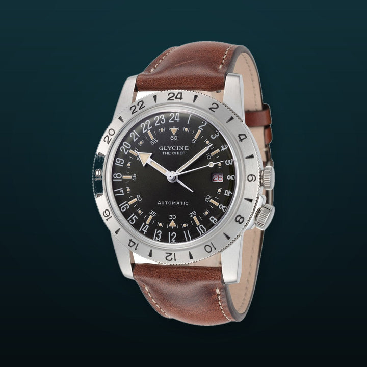 Airman Vintage Purist 40mm / Green / Brown Green Dial