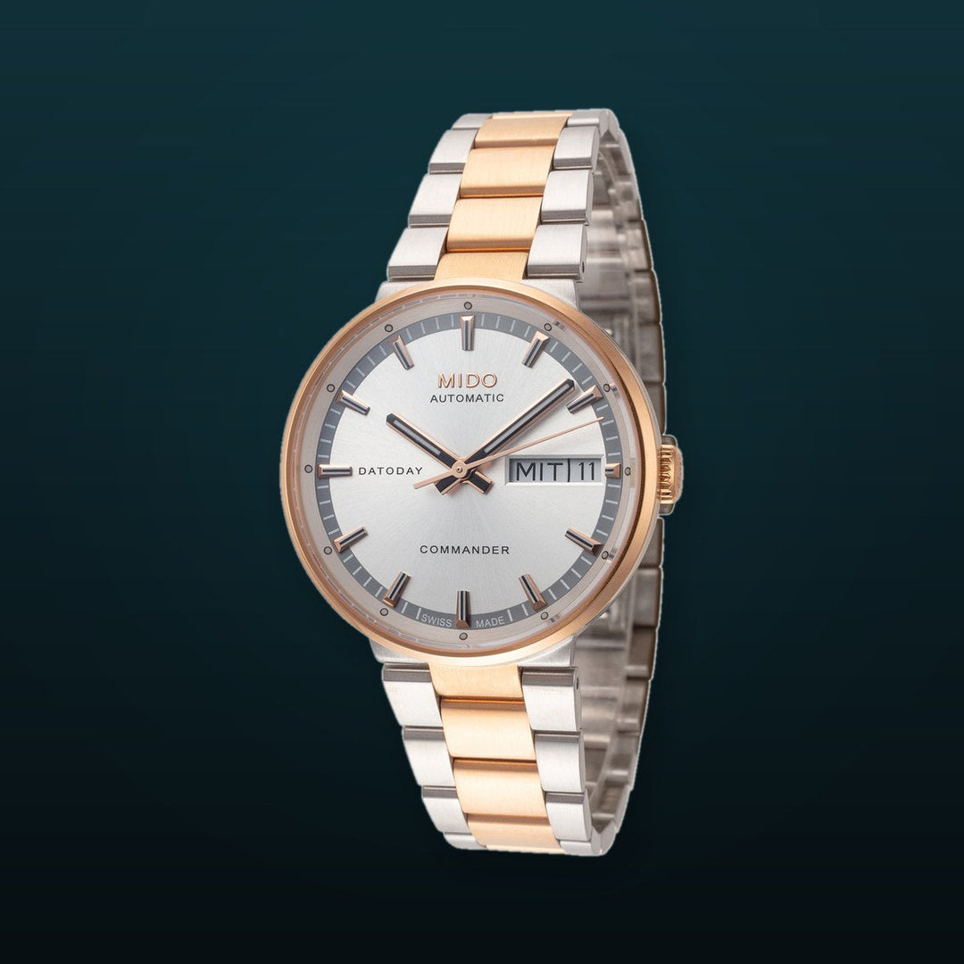 Commander 33mm / Silver / Two Tone | Silver Dial